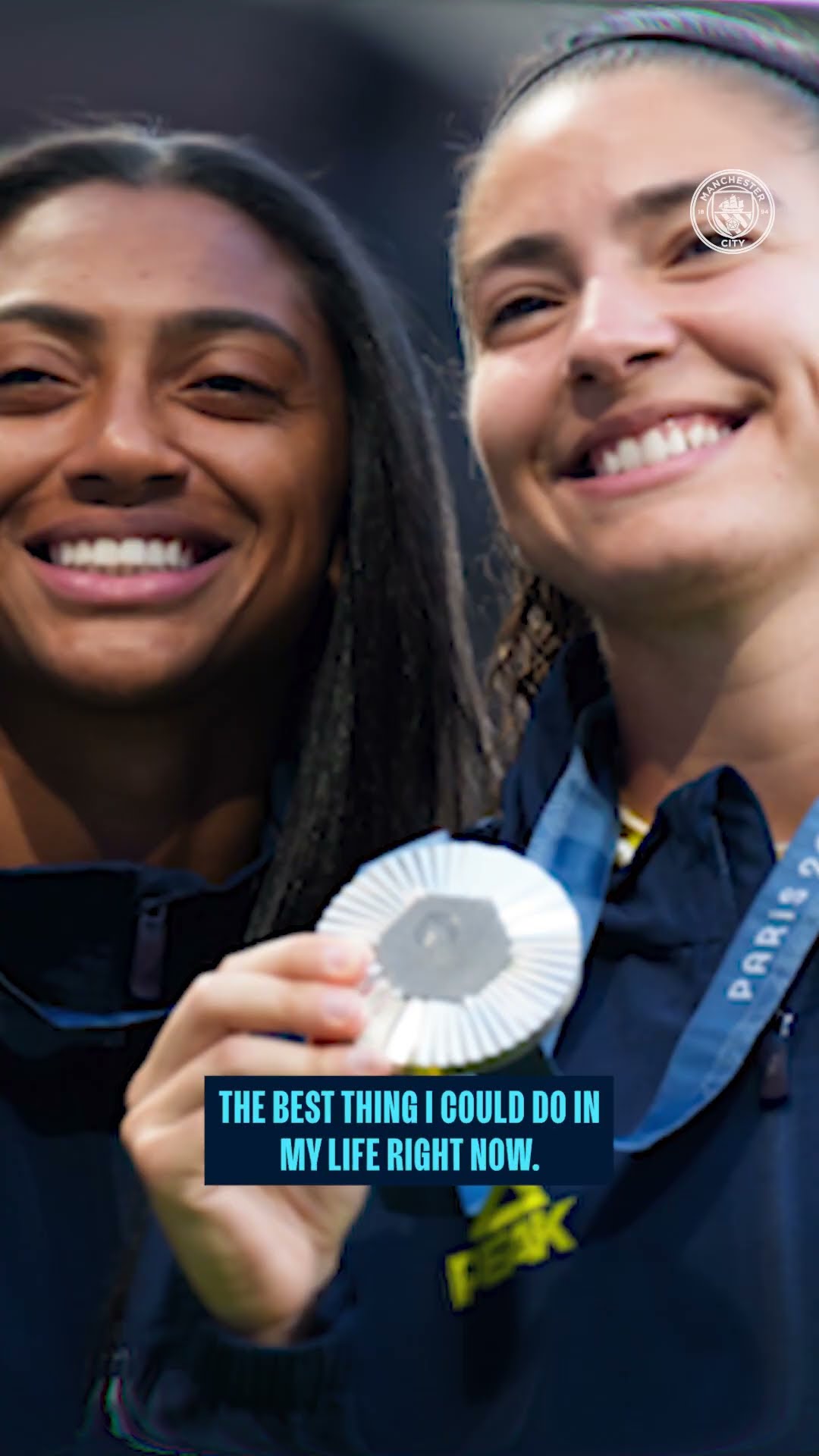 Kerolin... In her own words ?? #mancity #football #shortsvideo #shorts #wsl #brasil