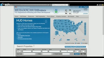 Navigating HUDHomeStore.com