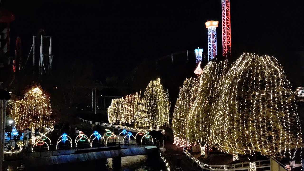 Skyride (Noel light show) at Hersheypark Christmas Candylane YouTube