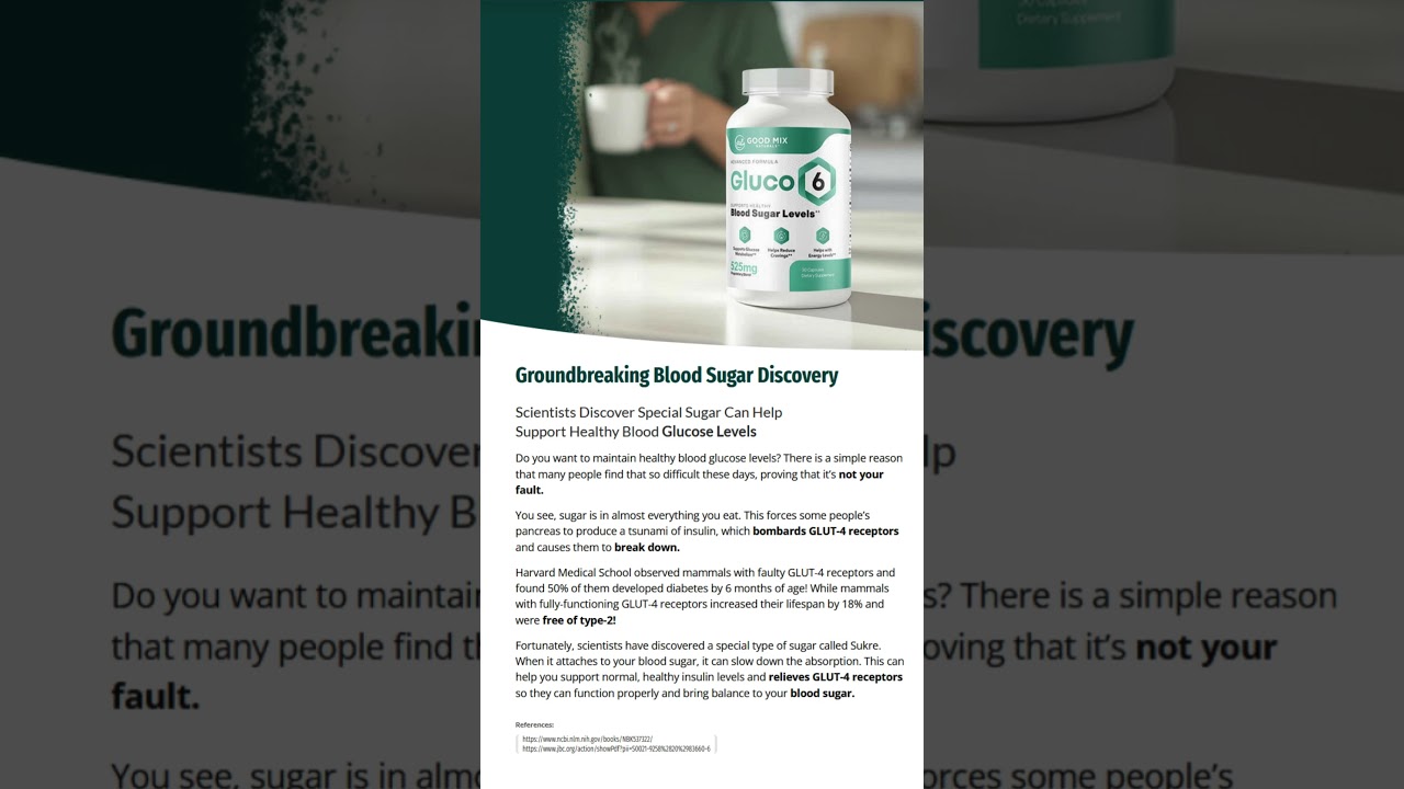 Appetite Control with Gluco6