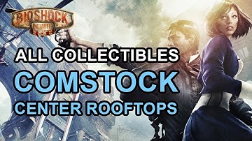Bioshock Infinite - Collectible Locations: Comstock Center Rooftops (Voxophone + Sightseer Guide)