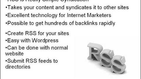RSS Feeds Bring Massive Backlinks