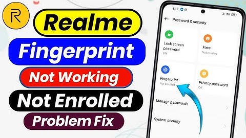 How to solve fingerprint not working problem | Realme fingerprint not enrolled problem