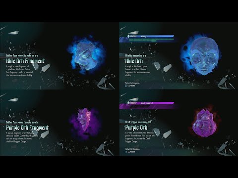 Devil May Cry 5. All Blue And Purple Orbs Fragments Locations. Все осколки синих и фиолетовых сфер