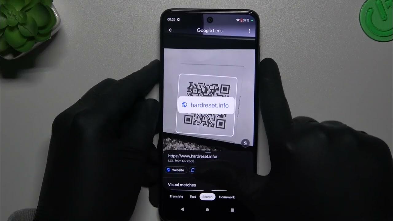 How to Use QR Codes Scanner in Motorola Moto G53 Scan QR Code YouTube