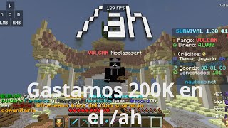 Gastandome 200k en el /ah de NauticMC server de @vmario_yt