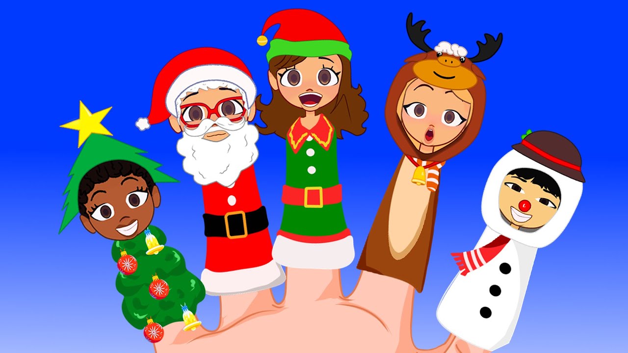 Christmas finger family + More Kids Songs - YouTube