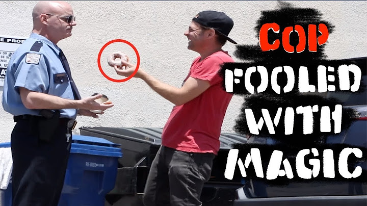 Police fooled by Magic Donut 🍩 2-Julien Magic