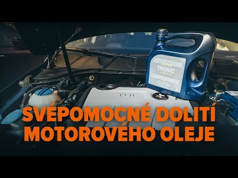 Video: Jak doplňujete motorový olej?