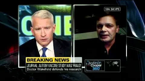 Anderson Cooper Interviews Andrew Wakefield, Fraud...