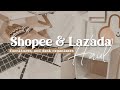 shopee & lazada haul! 🌼 (furnitures & desk organizers under Php 100!)