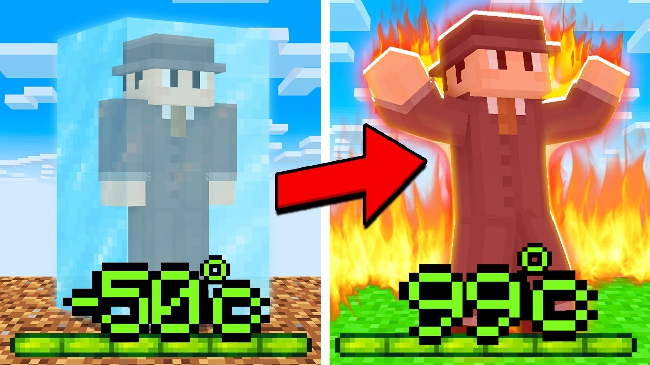 MINECRAFT, ALE MÓJ EXP TO TEMPERATURA!