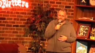 Tampa Comedian for Hire, Mike Freed, performing his joke, Because I'm Fat