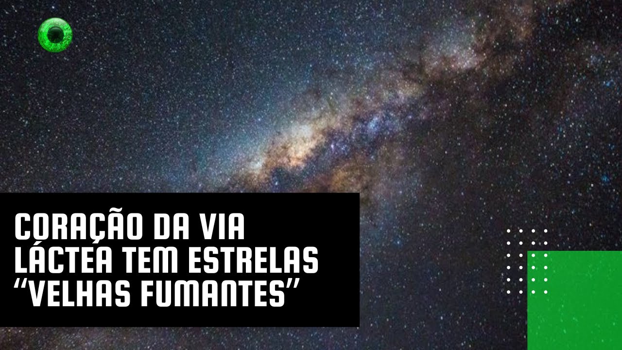 Coração da Via Láctea tem estrelas “velhas fumantes”