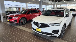 MDX Type S Advance in Platinum White Pearl/Red and Performance Red Pearl/Ebony Walkthrough Tutorial