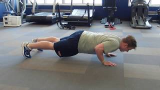 Push Up (Iso Hold 3 Position)