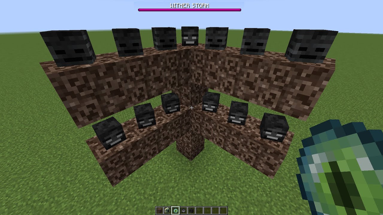 what if you create a DIAGONAL WITHER STORM in MINECRAFT - YouTube