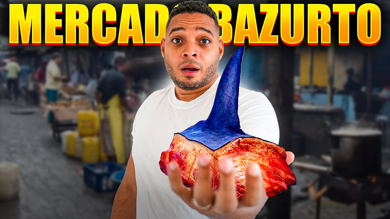 Probando Comida Callejera en el MERCADO BAZURTO en CARTAGENA