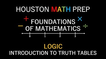 Truth Tables (Introduction)
