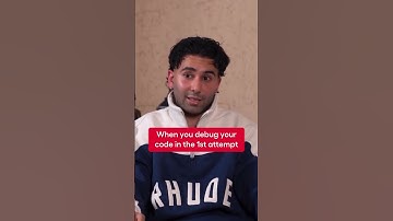When you debug your code in the 1st attempt | AlmaBetter Shorts