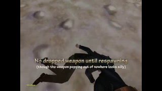 Only drop weapon on death after respawning