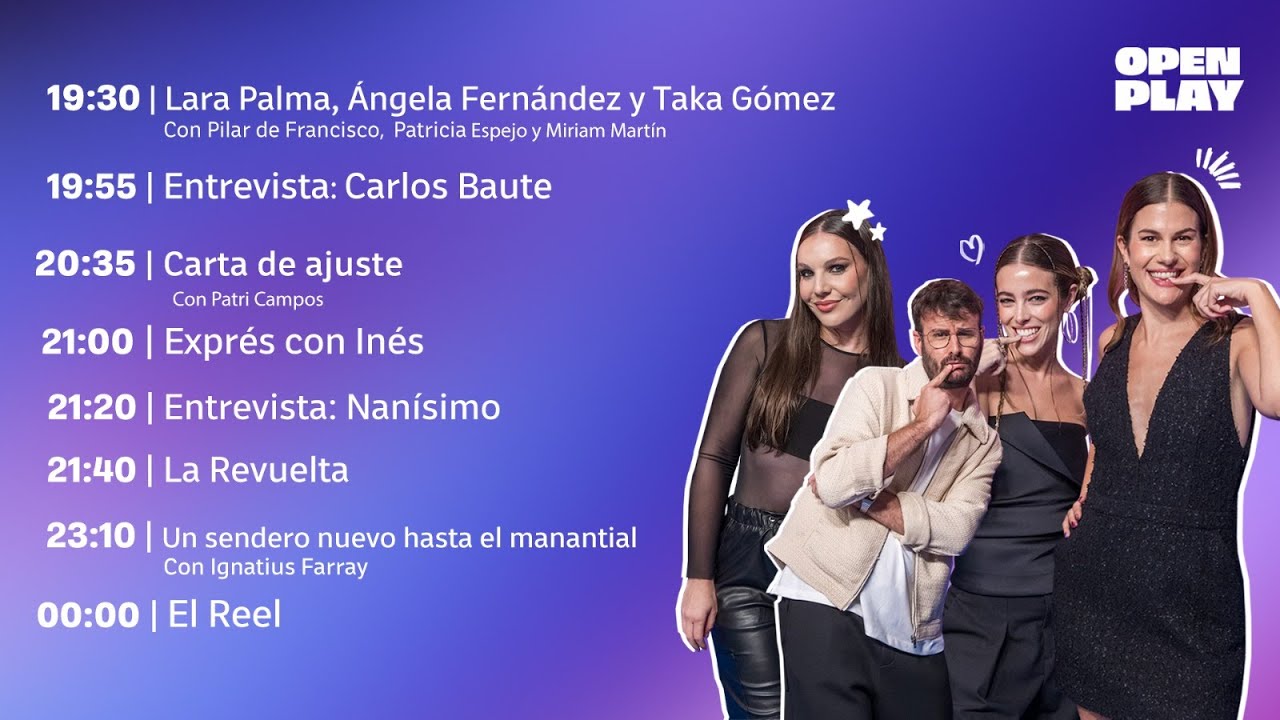 🔴 OPEN PLAY en DIRECTO hoy con CARLOS BAUTE, INÉS HERNAND y más  | 5/11/25