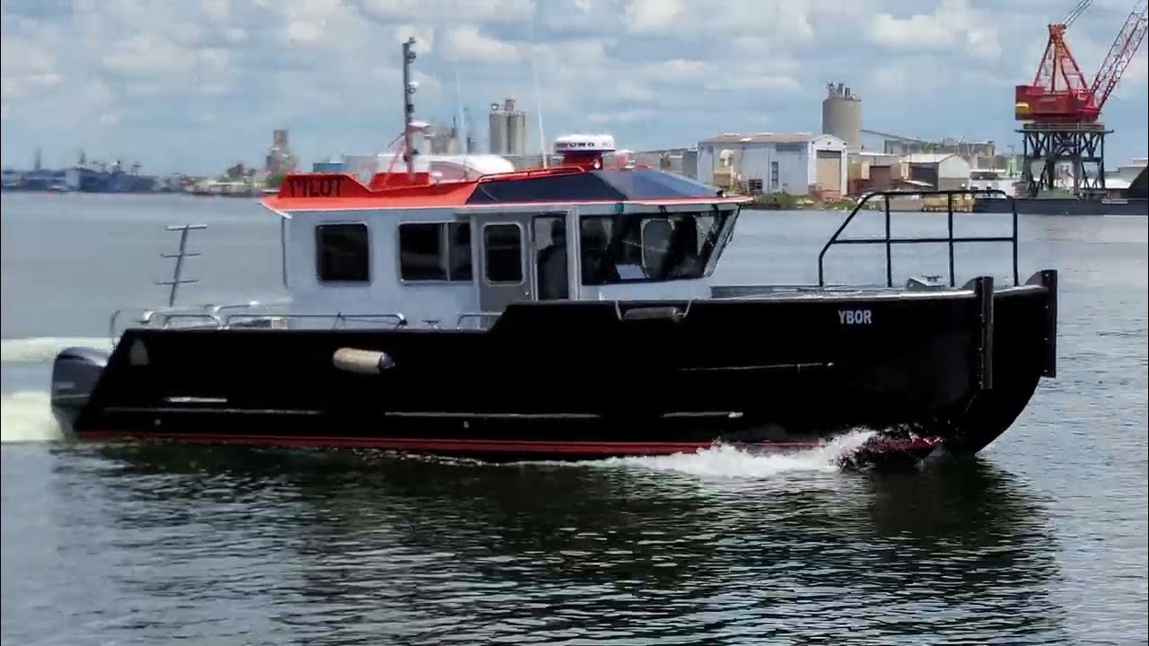 PORT TAMPA Bay Pilot Boat Captain Picks Up A Pilot On Davis Island Wed
