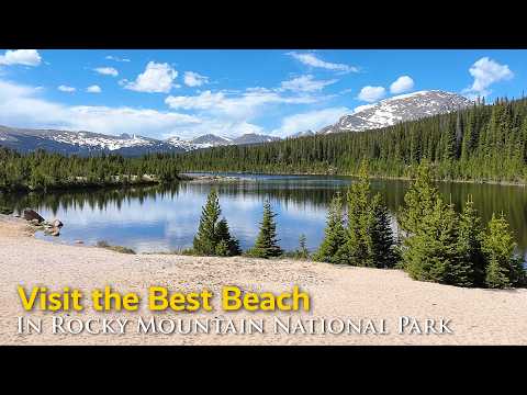 Video Discover Sandbeach Lake — A Rare Beach Day in Rocky Mountain National Park
