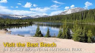 Discover Sandbeach Lake — A Rare Beach Day in Rocky Mountain National Park