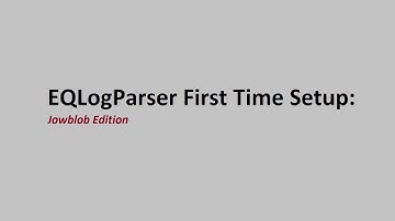 How To Set Up EQLogParser