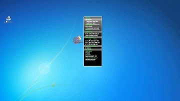 System Monitor Windows 7 Sidebar Gadget