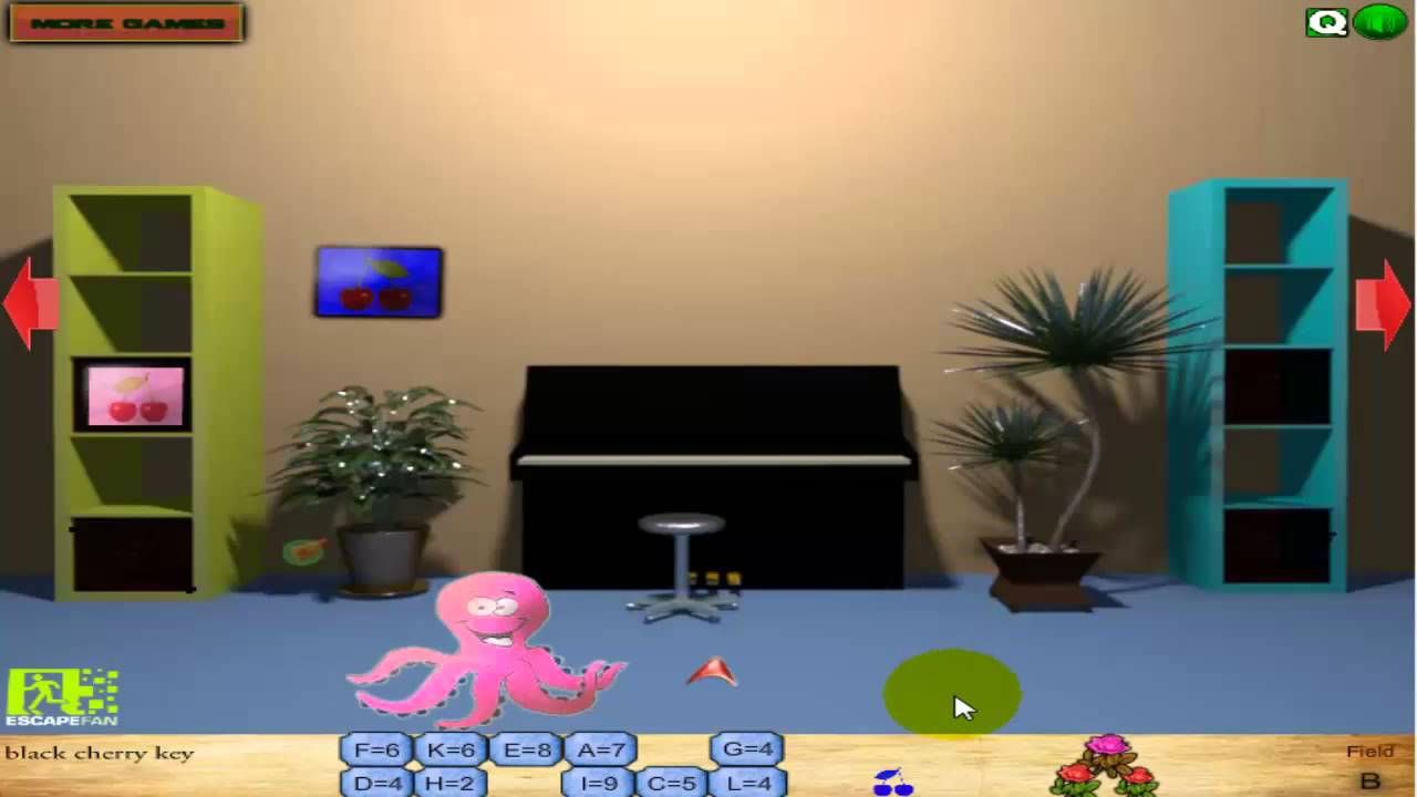 Pink Octopus Escape Walkthrough (Escape Fan) - YouTube