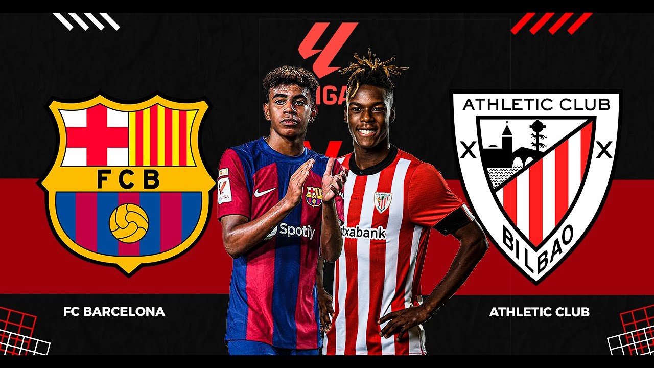 FC BARCELONA vs ATHLETIC CLUB DE BILBAO | EN DIRECTO : LA LIGA 2024/25 ...