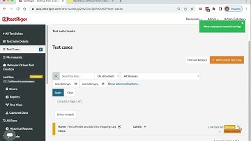 Very short demo of how to allow Generative AI to build your test for you