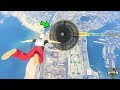 قراند 5 : القفز داخل الانبوب باركور🐸GTA5 - Jump Inside The Tube Parkour