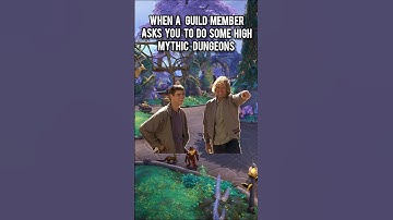 when a guild member asks you to do some high mythic dungeons #wow #worldofwarcraft #warcraft