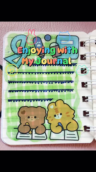 🔖ENJOYING WITH MY JOURNAL✨17.10🎀 #asmr #sticker#journal #kawaii #enjoyingwithmyjurnal #diary