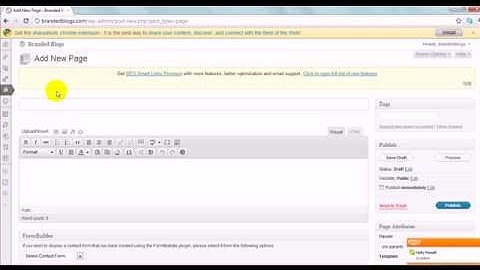 How To Exclude Pages from your menu bar in Wordpress
