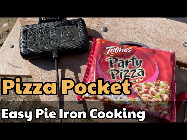 Campfire Pizza Pie Recipe {Pie Iron Pizza Pocket} - DIY Thrill