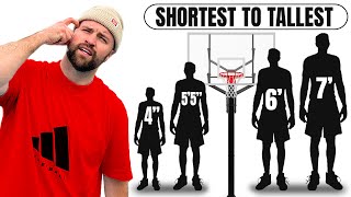 I Played EVERY HEIGHT Basketball Player 1v1