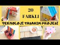 20 farklı TEKNOLOJİ TASARIM PROJESİ /PROJE FİKİRLERİ, teknoloji tasarım icatlar/ inovasyon örnekleri