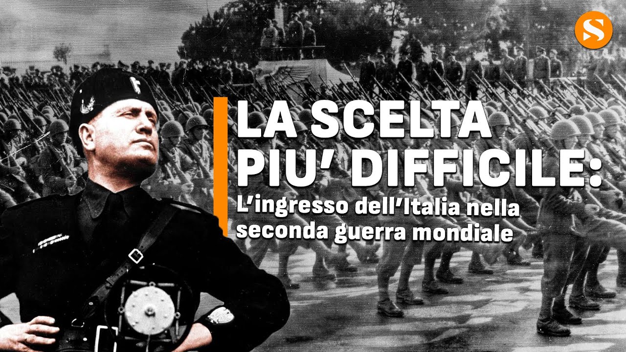 MUSSOLINI voleva DAVVERO la guerra ? L’ingresso dell’Italia nella
