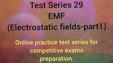 Test Series 29|Electromagnetic field (EMF)|ten,tancet, tneb ae,gate, isro ECE preparation|#ECETutor