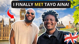 I spent 3 hours with Tayo Aina in London 🇬🇧 @TayoAinaFilms