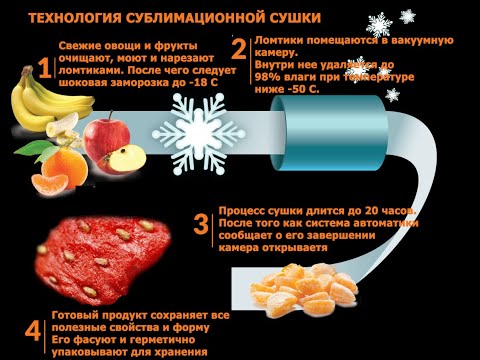 сублимационная сушка продуктов