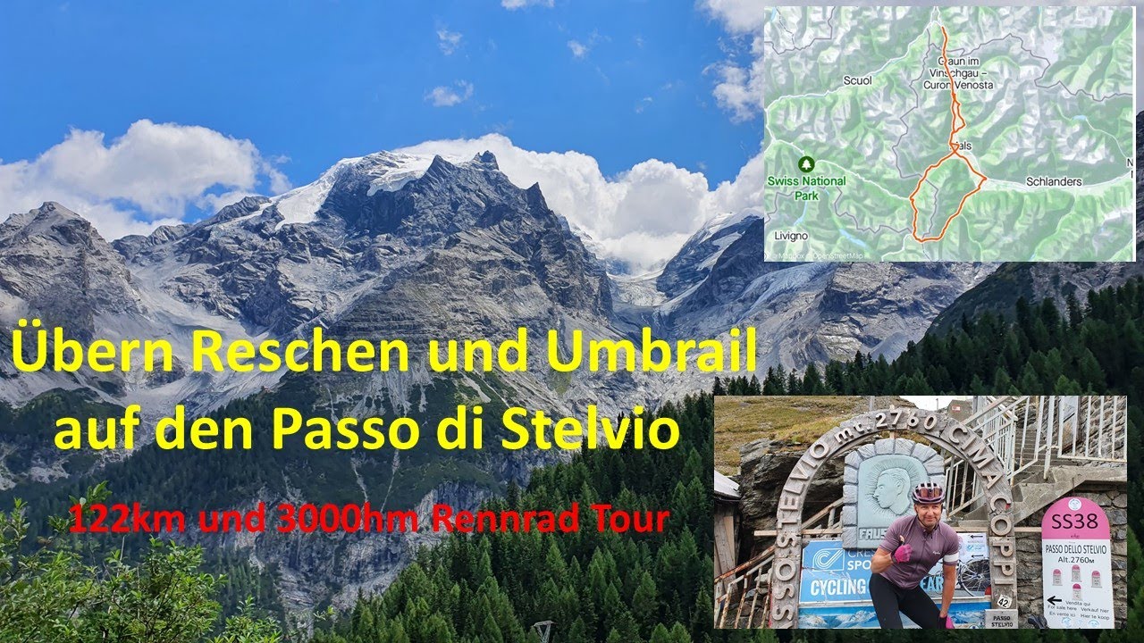 Über den Reschen und Umbrail auf den Passo di Stelvio
