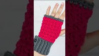 Stylish and Attractive Crochet Fingerless gloves Designs and ideas // #shorts #Fingerlessgloves