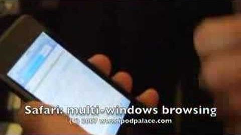 iPod touch presentation & features