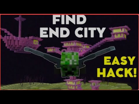 Minecraft how to find end city easily | Bedrock | java | 1.21.5 ...
