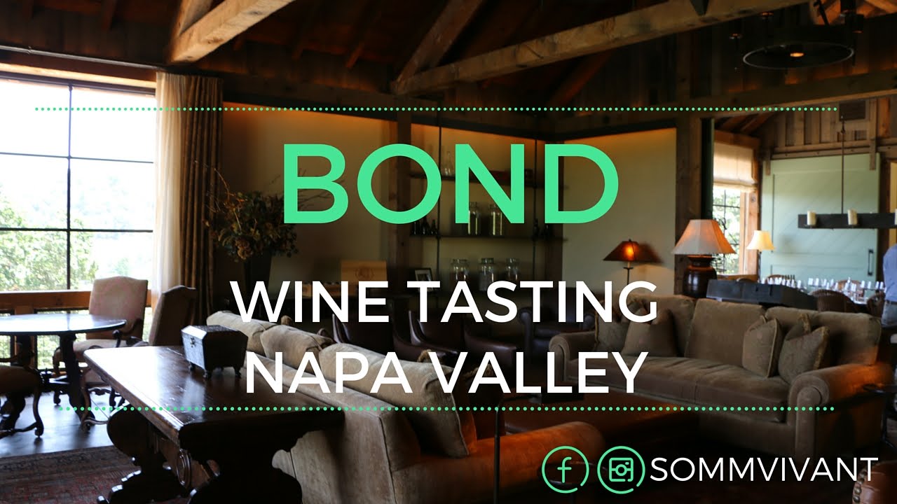 BOND WINE TASTING NAPA VALLEY YouTube